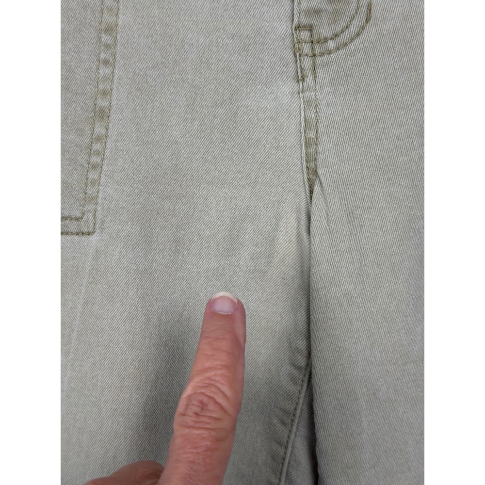 d.jeans Wide Leg Utility Pants Womens 4 Tan Good Stretch Patch Pocket Khaki - Picture 5 of 15
